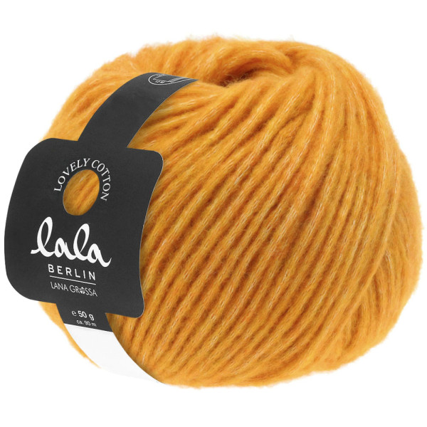 Lana Grossa lala Berlin Lovely Cotton 044 Dottergelb 50g