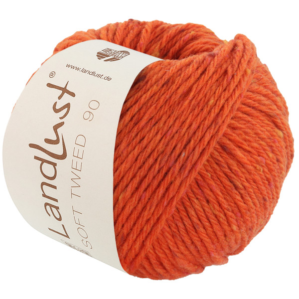 Lana Grossa Landlust Soft Tweed 90 024 Orange meliert 50g