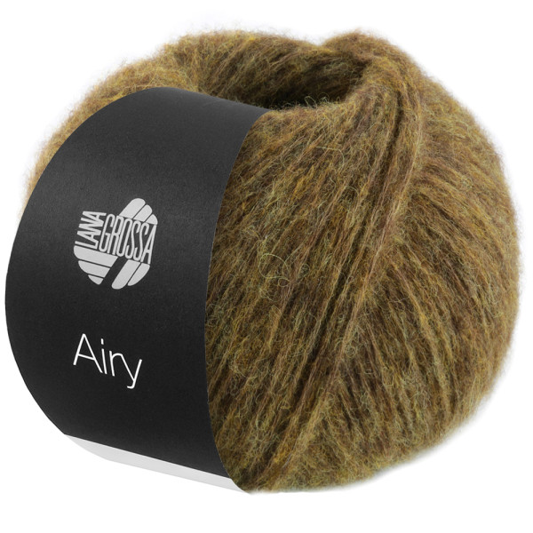 Lana Grossa Airy 007 Gelbbraun 50g