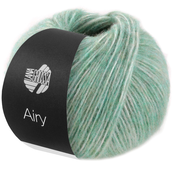 Lana Grossa Airy 004 Mintgrau 50g