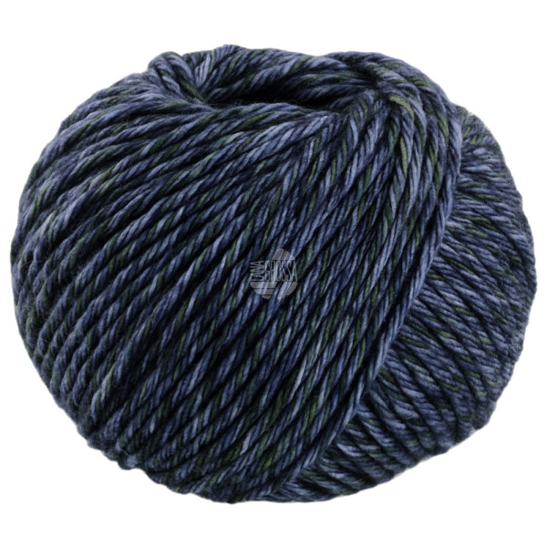 Lana Grossa Vintage Chunky 005 Dunkelgrün/-blau 50g