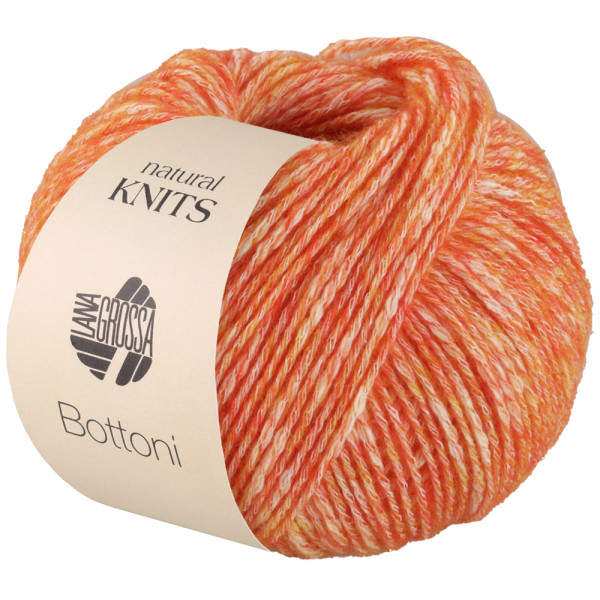 Lana Grossa Bottoni 003 Orange/Creme 50g