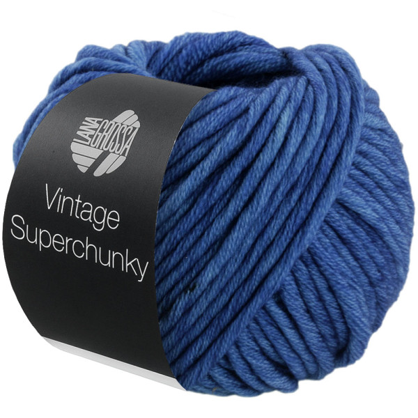 Lana Grossa Vintage Superchunky 504 Tintenblau 100g