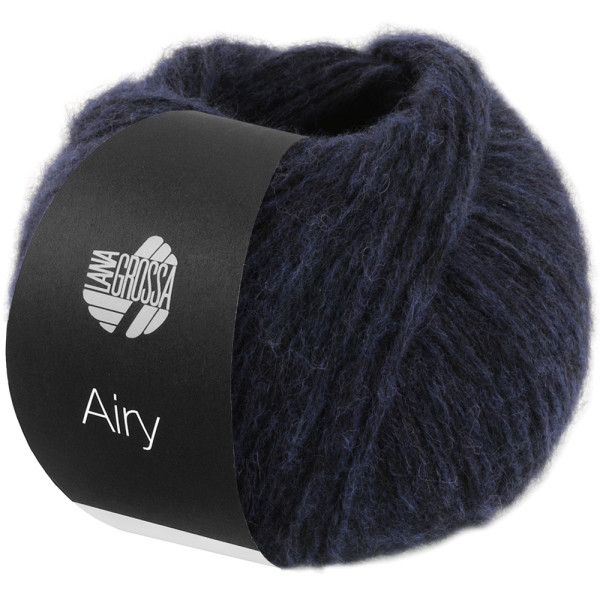 Lana Grossa Airy 001 Nachtblau 50g