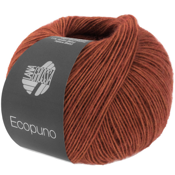 Lana Grossa Ecopuno 211 Erdbraun 50g