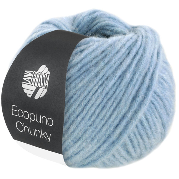 Lana Grossa Ecopuno Chunky 142 Pastellblau 50g