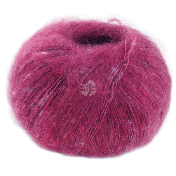 Lana Grossa Natural Superkid Tweed 628 Fuchsia 25g