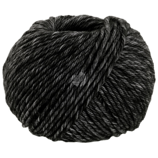 Lana Grossa Vintage Chunky 014 Anthrazit/Schwarz 50g