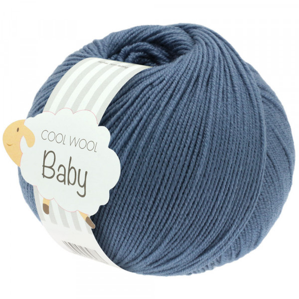 Lana Grossa Cool Wool Baby 263 Taubenblau 50g