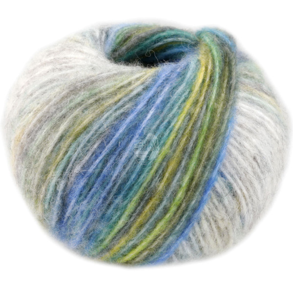 Lana Grossa Picasso 002 Silbergrau/Weiß/Vanille/Hellblau/-grau/-grün/Dunkelgrün/Oliv/Linde 50g