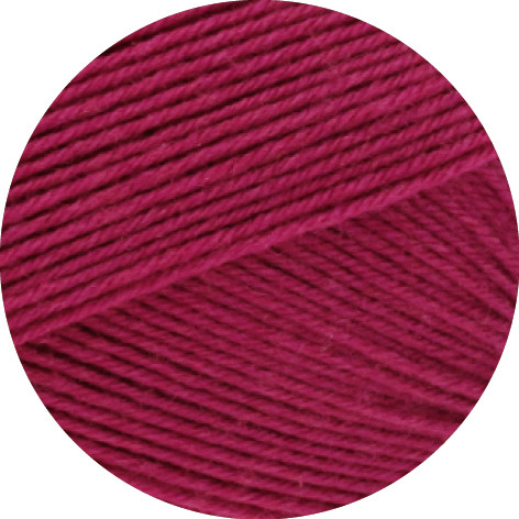 Lana Grossa Meilenweit 100 Merino Extrafein Uni 2442 Dunkelrot 100g